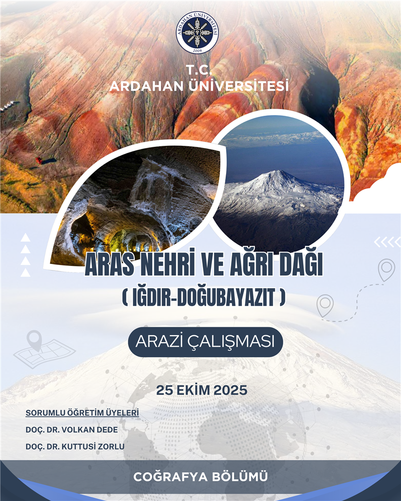 Aras Nehri ve Ağrı Dağı Arazi Çalışması